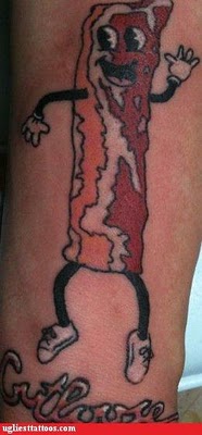 Tatuagens para quem adora comer bacon (33)