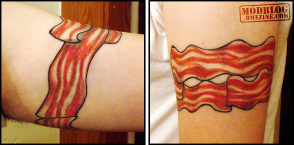 Tatuagens para quem adora comer bacon (14)