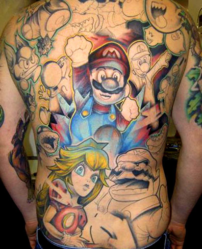 Tatuagens de Super Mário Bros (67)