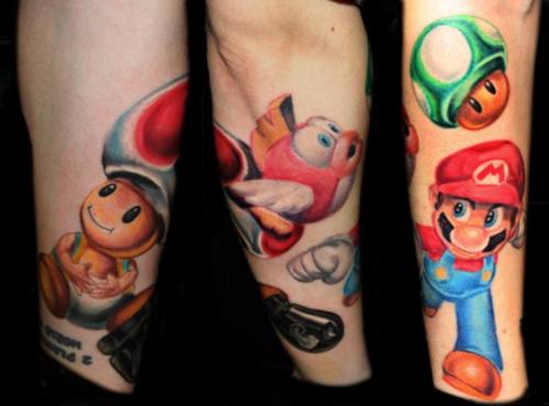 Tatuagens de Super Mário Bros (65)