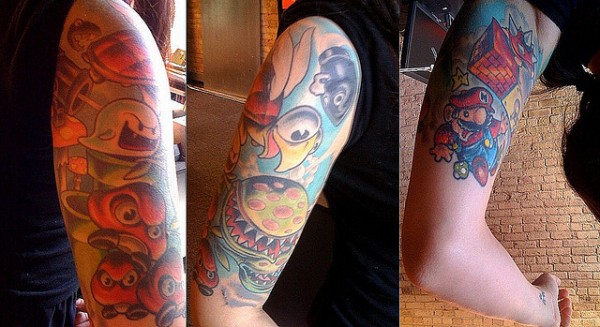 Tatuagens de Super Mário Bros (58)