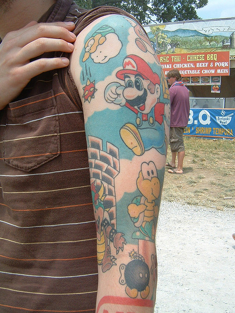 Tatuagens de Super Mário Bros (52)
