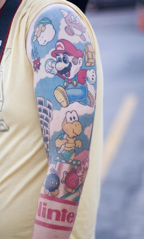 Tatuagens de Super Mário Bros (10)
