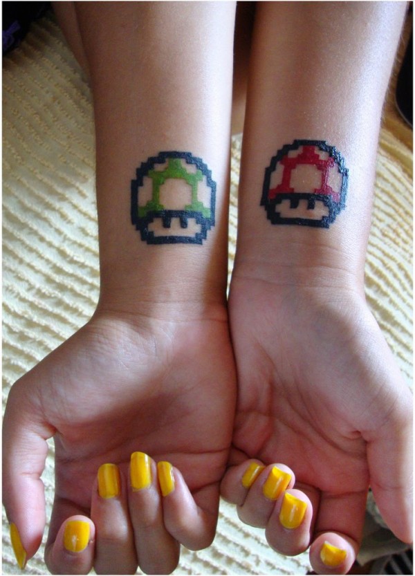 Tatuagens de Super Mário Bros (2)