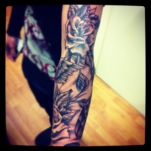 Fotos de tatuagens de rosas (34)