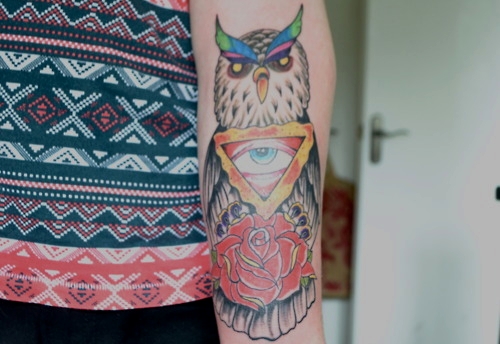 Tatuagens criativas de corujas (31)
