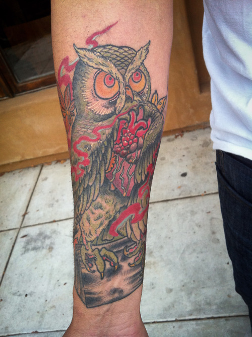 Tatuagens criativas de corujas (26)