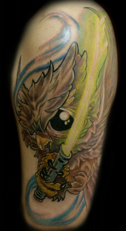 Tatuagens criativas de corujas (24)