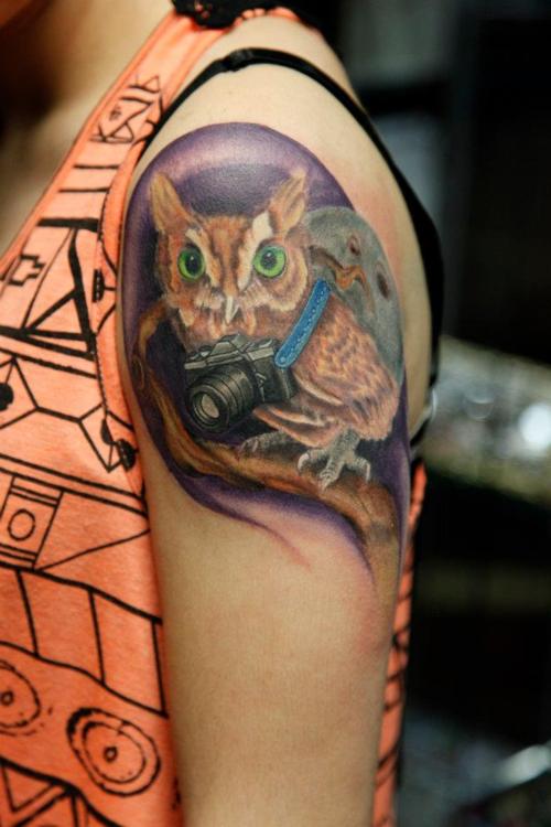 Tatuagens criativas de corujas (23)