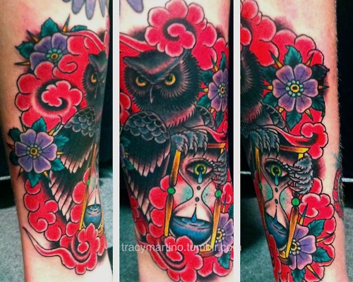 Tatuagens criativas de corujas (14)