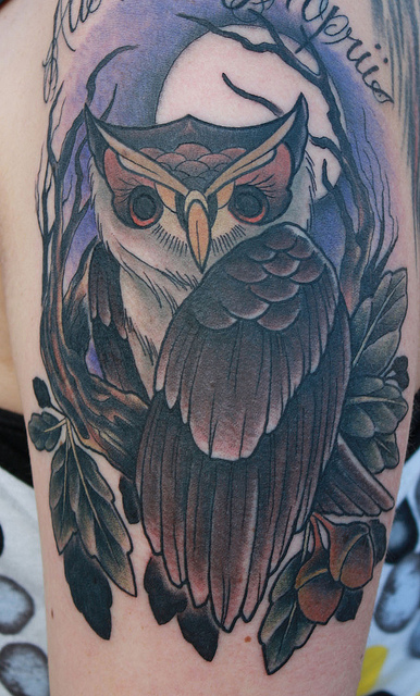 Tatuagens criativas de corujas (142)