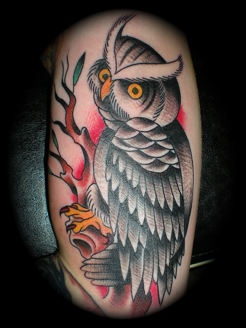 Tatuagens criativas de corujas (140)