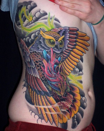 Tatuagens criativas de corujas (134)