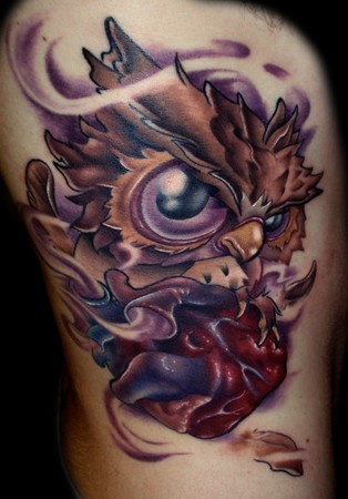 Tatuagens criativas de corujas (133)