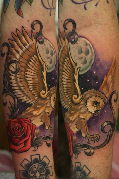 Tatuagens criativas de corujas (128)