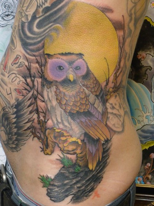 Tatuagens criativas de corujas (101)