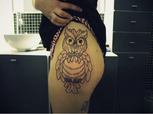 Tatuagens criativas de corujas (100)