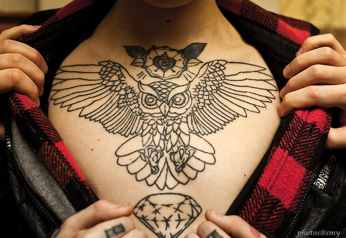 Tatuagens criativas de corujas (94)