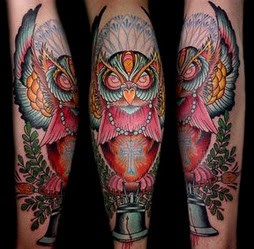 Tatuagens criativas de corujas (87)