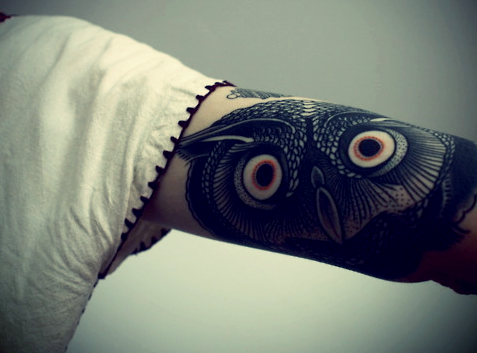 Tatuagens criativas de corujas (80)