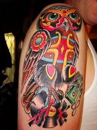 Tatuagens criativas de corujas (78)