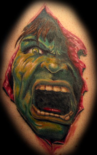 Tatuagens do Incrível hulk (2)