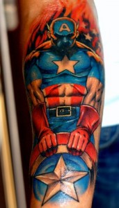 tatuagens capitão america 34