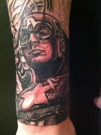 Tatuagens do Capitão América (2)