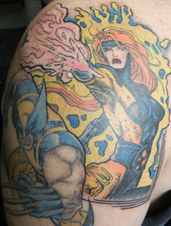 Tatuagens com a Jean Grey de X-Men (5)