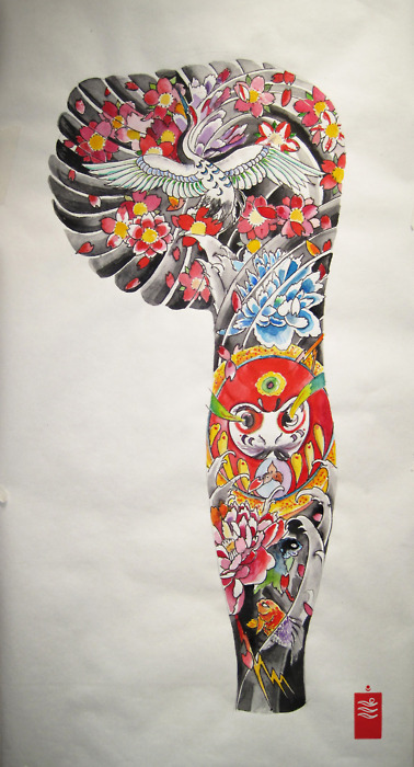 Tatuagens de bonecos de Daruma (40)