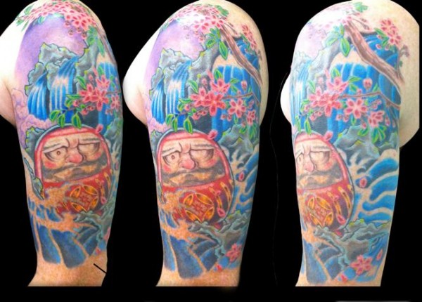 Tatuagens de bonecos de Daruma (35)