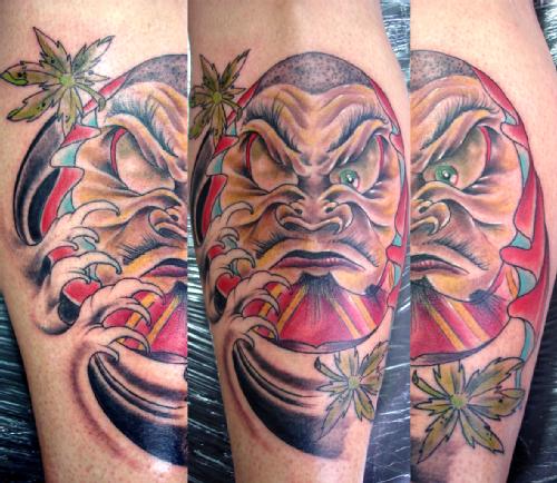 Tatuagens de bonecos de Daruma (15)