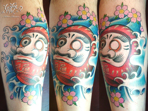 Tatuagens de bonecos de Daruma (10)