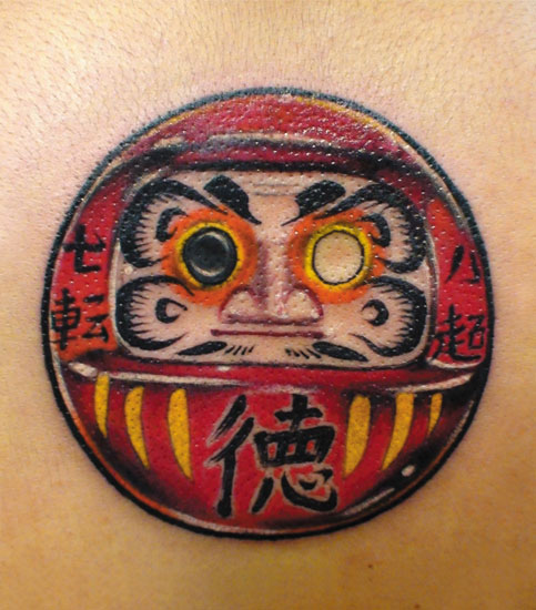 Tatuagens de bonecos de Daruma (7)