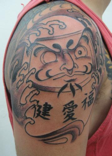 Tatuagens de bonecos de Daruma (6)