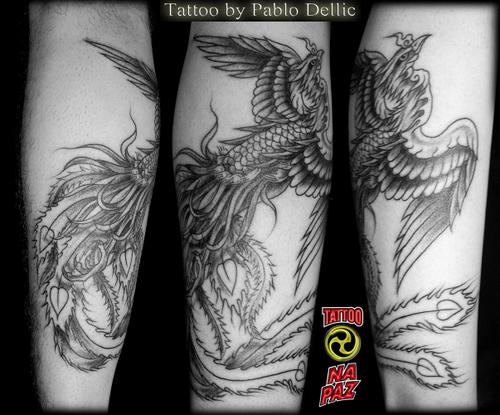 Tatuagens de Fenix tinta na pele 42