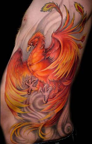 Tatuagens de Fenix tinta na pele 78