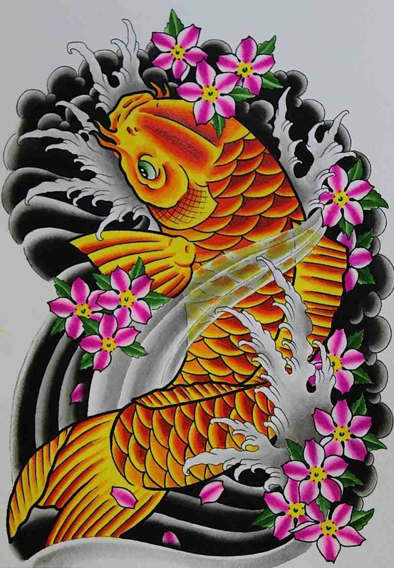 Koi Carp Tattoo (6)