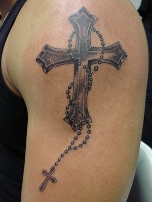 Tatuagens de cruzes e símbolos cristãos (53)
