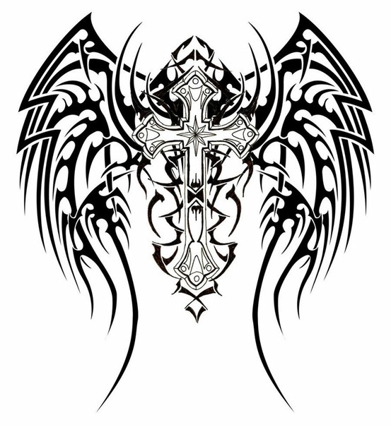 Tatuagens de cruzes e símbolos cristãos (38)