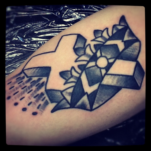 Tatuagens de cruzes e símbolos cristãos (34)