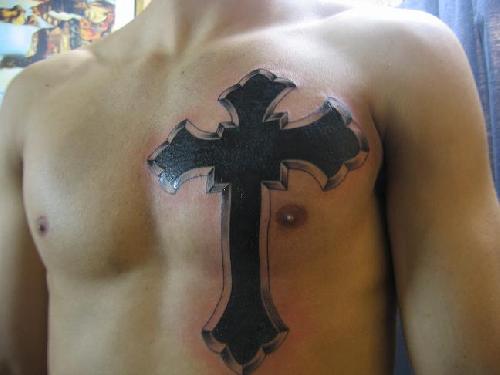 Tatuagens de cruzes e símbolos cristãos (22)