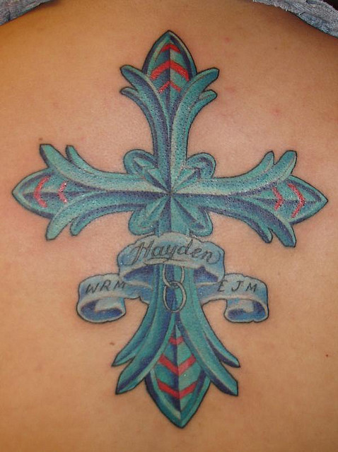 Tatuagens de cruzes e símbolos cristãos (19)