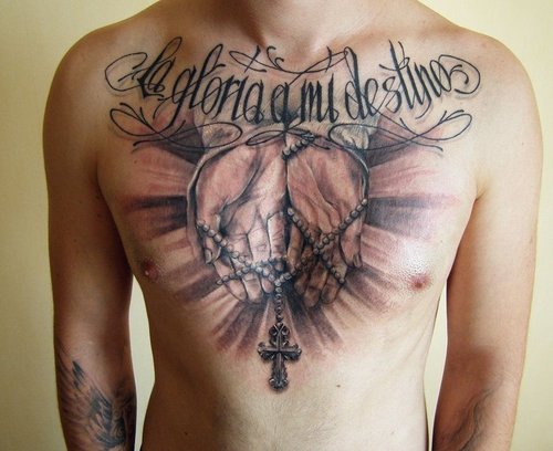 Tatuagens de cruzes e símbolos cristãos (6)