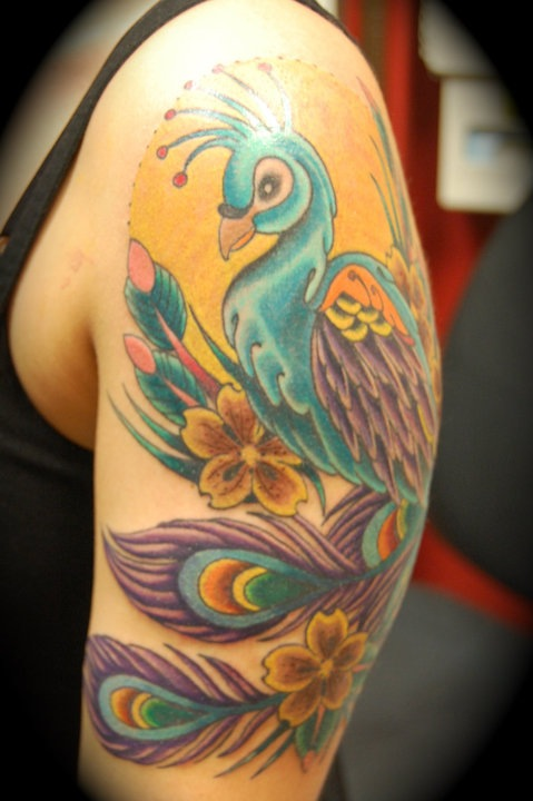 Peacock Tattoo (50)