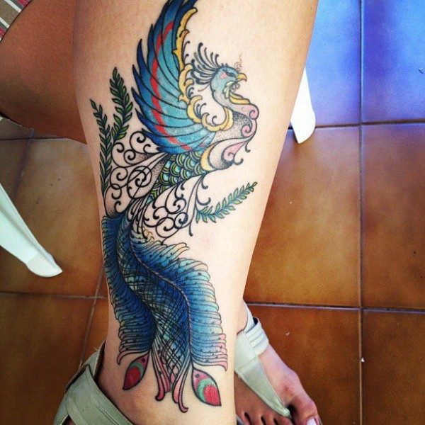 Peacock Tattoo (49)