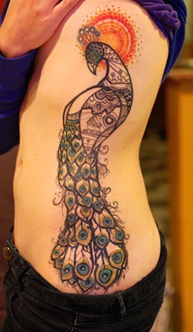 Peacock Tattoo (44)