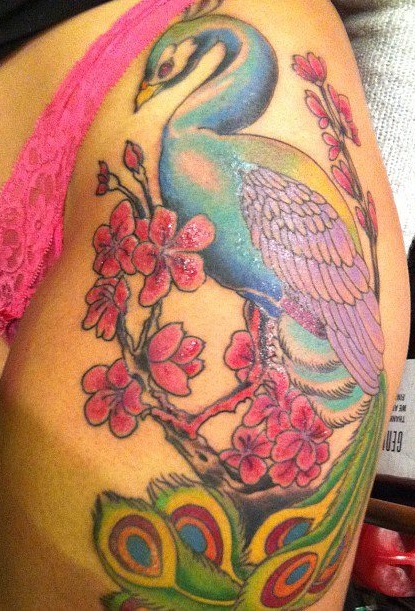 Peacock Tattoo (42)