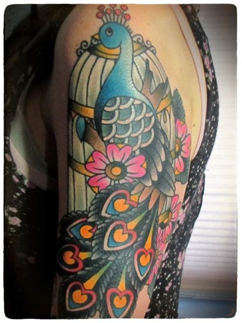 Peacock Tattoo (21)