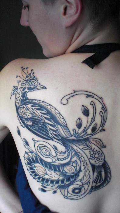 Peacock Tattoo (3)
